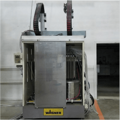 Wagner #B-286 Cymod Cyclone Powder Booth System, 5 x 7 Opening S-Cube Monocyclone - Image 6