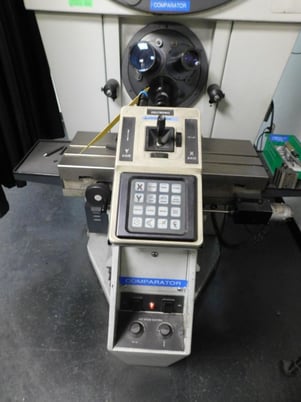 30" Deltronic #DH30-MPC-4ECNC, digital read out,power stage drive, 30" dia., 7' 3"ht,overhead light shield, 3 - Image 3