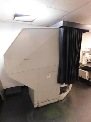 30" Deltronic #DH30-MPC-4ECNC, digital read out,power stage drive, 30" dia., 7' 3"ht,overhead light shield, 3 - Image 8