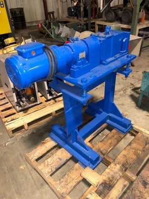 NFM Welding Engineers, 53mm side feed extruder with no barrel or screws, 2 HP - Image 3