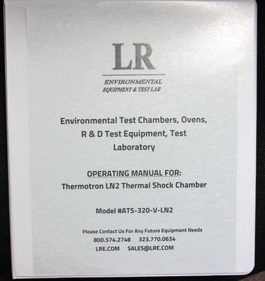 25" width x 15" D x 15" H Thermotron #ATS-320-V-LN2, thermal shock chamber, -75&deg; to 200&deg;, 460 V., 3-phase - Image 4