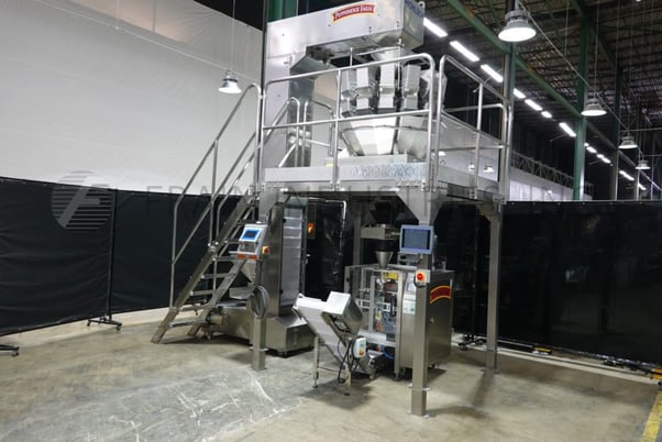 Ohlson #VFFX-427, automatic, Stainless Steel, continuous motion, vertical form, fill, seal machine, 20-90 - Image 1