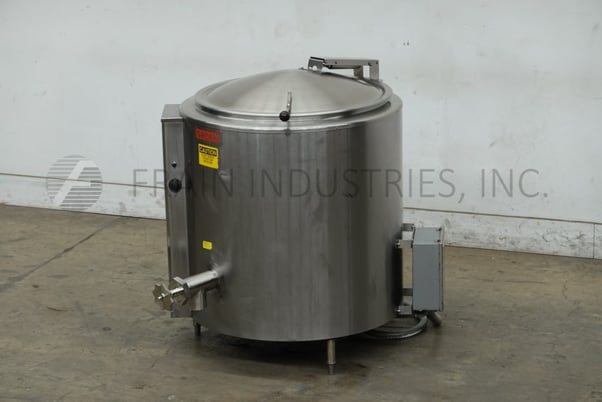80 gallon Groen #AE180, 304 Stainless Steel, self contained, electric jacketed kettle, 32" dia. x 28" deep - Image 1