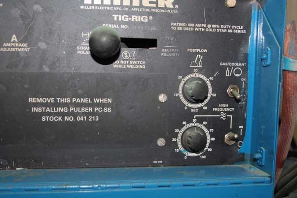 10" x .135" Guild #PSA-135-10, shear end welder, air foot control pedal, 115 VDC, #75162 - Image 6