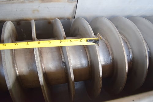 12" diameter x 6' long, Stainless Steel screw auger feeder conveyor, 11" dia. bottom discharge - Image 5