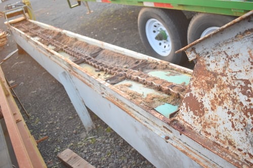 17" wide x 21' long, Drag chain conveyor - Image 3