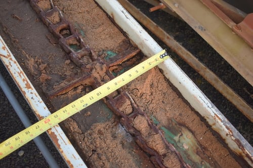 17" wide x 21' long, Drag chain conveyor - Image 9