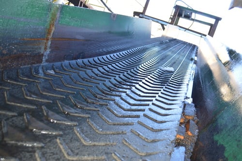 32" wide x 48' long, Incline refuse chevron belt conveyor, trough conveyor - Image 5