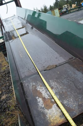 32" wide x 48' long, Incline refuse chevron belt conveyor, trough conveyor - Image 8