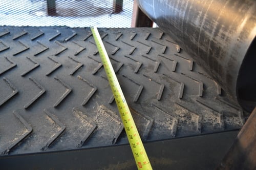 32" wide x 48' long, Incline refuse chevron belt conveyor, trough conveyor - Image 9