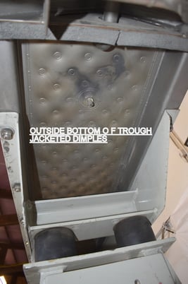 14" wide x 8' long, Stainless trough shaker vibrating conveyor, jacketed bottom, 2009 - Image 9