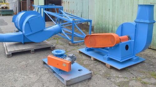 High efficiency dust cyclone with vortex breaker & rotary valve, 30" dia x 45" body - Image 4