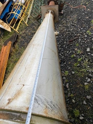 High efficiency dust cyclone with vortex breaker & rotary valve, 30" dia x 45" body - Image 8