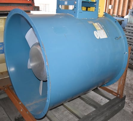 Twin City #TCTA, axial fan size 42B4, 5 HP, 42" ID, 46" outside flange - Image 3