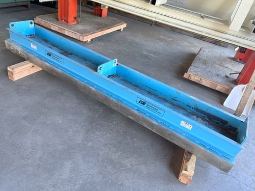 21" x 120" Bunting permanent suspended plate magnet, 5" thick - Image 3