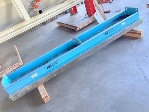 21" x 120" Bunting permanent suspended plate magnet, 5" thick - Image 4