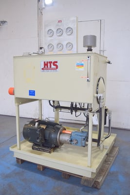 30 HP Hydraulic pump power unit, electric, 3500 psi, 30 GPM, 100 gallon tank - Image 3