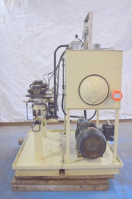 30 HP Hydraulic pump power unit, electric, 3500 psi, 30 GPM, 100 gallon tank - Image 7