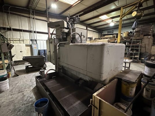 Mattison #24, rotary surface grinder, 42" chuck, 48" swing, 23" stroke, 24" grinding wheel, 1968 - Image 5