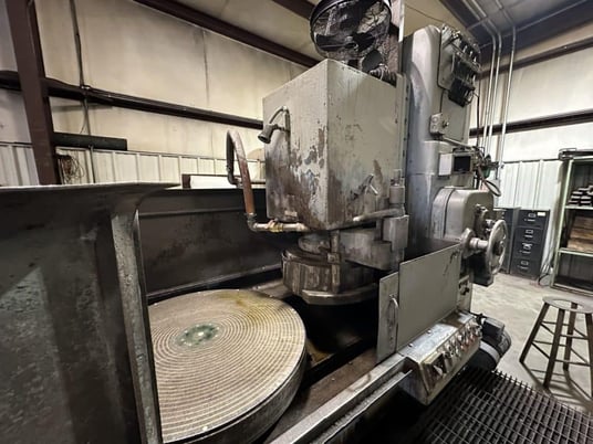 Mattison #24, rotary surface grinder, 42" chuck, 48" swing, 23" stroke, 24" grinding wheel, 1968 - Image 6