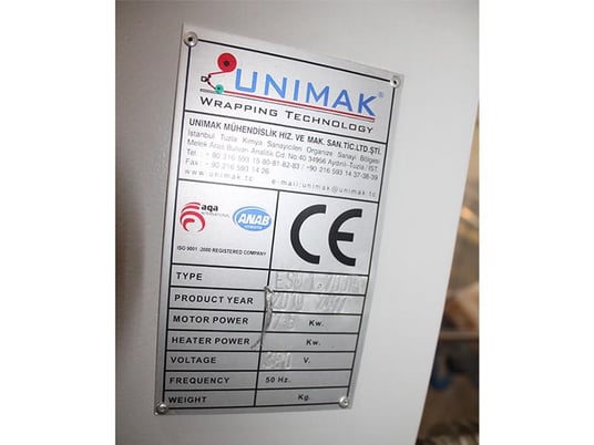 27.5" Unimak #ESM-700-F1, Foil Slitter w/ Rewinder, 23-5/8" roll diameter, 1 mm thickness, 328 FPM, (34) - Image 4