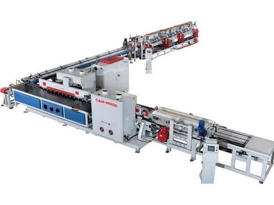 8" x 40' Cam-Wood #FAH-Type-F1-8-40, Horizontal Finger Jointer, Single Chain Type, 2-3/8" working thickness - Image 1