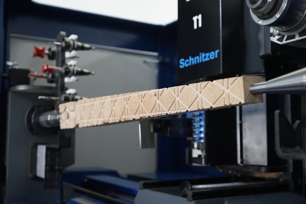 Schnitzer #Nero-4X4, 4-Axis 4-Head CNC Controlled Wood Lathe, 47.25" length, 6.3" square, 5 ATC, 2026, new - Image 4