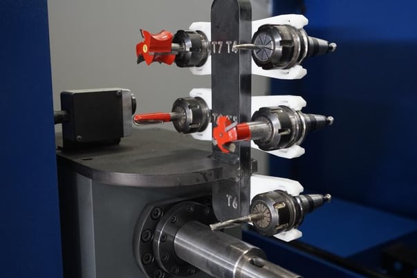 Schnitzer #Nero-4X4, 4-Axis 4-Head CNC Controlled Wood Lathe, 47.25" length, 6.3" square, 5 ATC, 2026, new - Image 9
