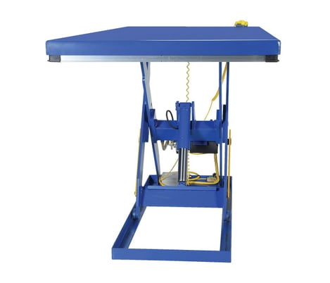 2000 lb. Vestil #EHLT-2464-2-55, Scissor Lift, 2 HP, 24" x 64" platform, 7" lowered H, 55" raised H, 24V AC - Image 2