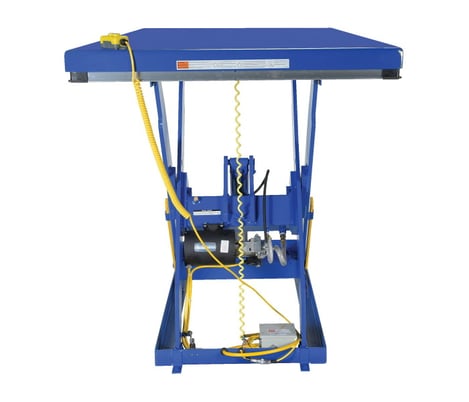2000 lb. Vestil #EHLT-2464-2-55, Scissor Lift, 2 HP, 24" x 64" platform, 7" lowered H, 55" raised H, 24V AC - Image 4