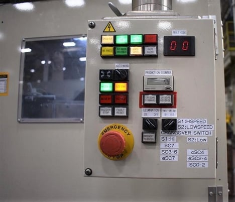 1200 Ton, Minster #E2-1200, straight side double crank, 12" stroke, 44" Shut Height, 12" slide adjustment - Image 8