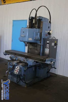 OKK #MH-3V, vertical mill, 14-1/4" x65" table, coolant system, automatic lube, digital read out, #50 NS - Image 1