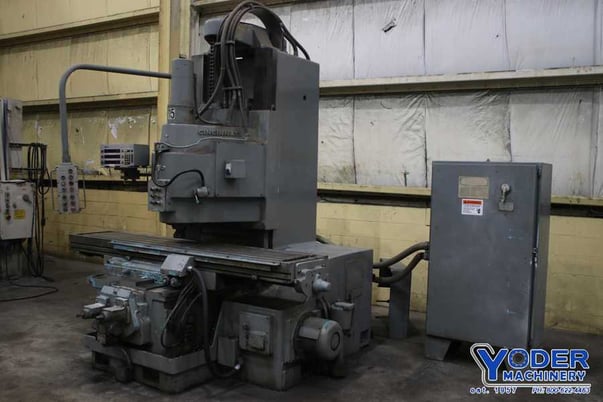 Cincinnati #Vercipower-550-20, vertical mill, 20" x94.5" table, 50 HP, coolant, power draw bar, #75834 - Image 3