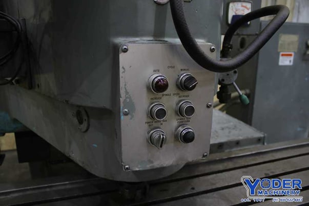 Cincinnati #Vercipower-550-20, vertical mill, 20" x94.5" table, 50 HP, coolant, power draw bar, #75834 - Image 5
