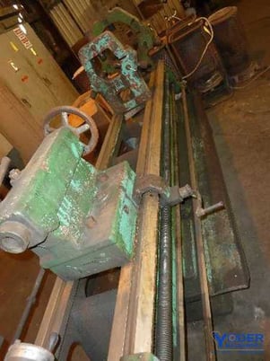 28" x 124" Tos #SN71, gap bed engine lathe, 16" swing over cross slide, inch/metric, 3 point steady rest - Image 3