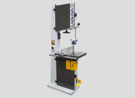 19" Laguna #LT20, Welded Steel Band Saw, 20" dia. wheel, 5 HP, 19" x 25" table, 35" table H, 1-3/8" W x 176" - Image 1
