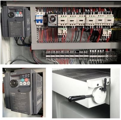 52" x 8" Cam-Wood #WP-1400HX, Single Sided Planer, 1/4" cut depth, 9" min. L, 3600 RPM, 55" x 55" table, 25 - Image 3