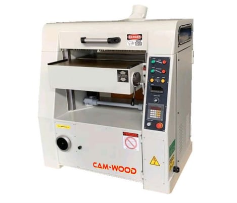 30" x 8" Cam-Wood #WP-770AX, Helical Head Planer, 38" x 31" table, 75 FPM, 5500 RPM, 5/16" cut depth, 15 HP - Image 3