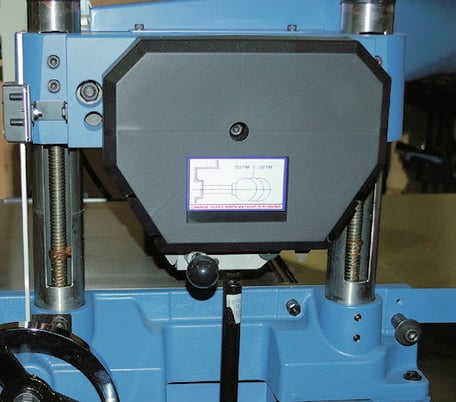 20" x 8" Oliver #4430, Single Sided Planer, 8" thick x 10" min. L stock, 5 HP, 29-7/8" bed H, 20" L x 21" - Image 4
