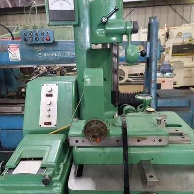 Fellows Red Liner #12M, involute tester, 12" dia.capacity, chart recorder, s/n 32018 - Image 2