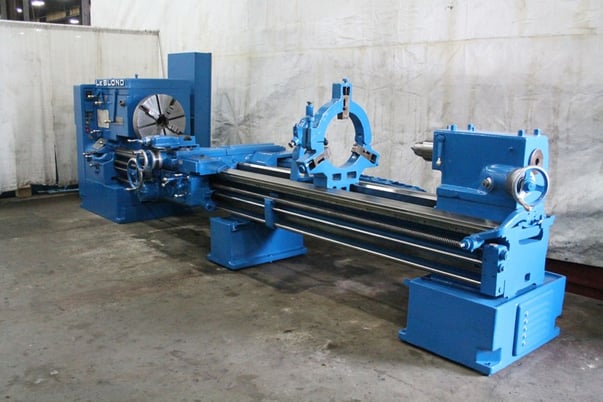 32" x 150" LeBlond #NFL, engine lathe, 20" swing over cross slide, 4-jaw 24" chuck, steady rests, 40 HP - Image 2