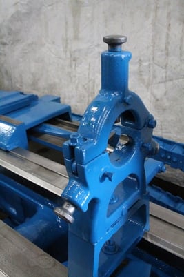 32" x 150" LeBlond #NFL, engine lathe, 20" swing over cross slide, 4-jaw 24" chuck, steady rests, 40 HP - Image 7
