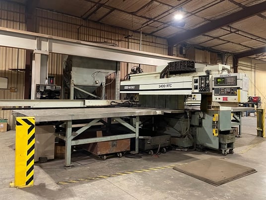 40 Ton, Whitney #3400RTC-60-680-850 Combination, punch plasma machine, 1998 - Image 1