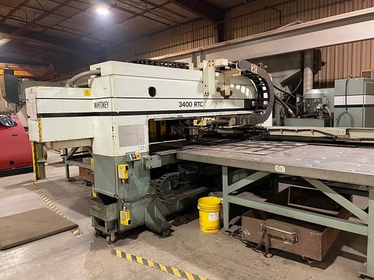 40 Ton, Whitney #3400RTC-60-680-850 Combination, punch plasma machine, 1998 - Image 2