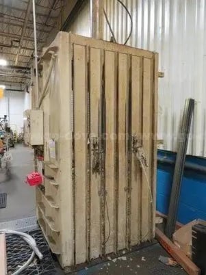 60" x 30" x 48" Piqua #Series 40, Cardboard Baler, 7" bore, 27" open, 15 HP - Image 4