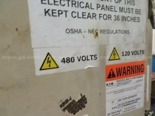 60" x 30" x 48" Piqua #Series 40, Cardboard Baler, 7" bore, 27" open, 15 HP - Image 5