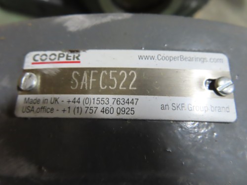 Bearings, Cooper SKF bearings, SAFC522, new surplus (2 available) - Image 2