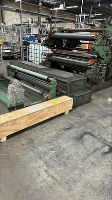 60" Sleeter, Dietzco, with 3 color Wolverine Flexo Tail printer, 500-550 FPM - Image 6