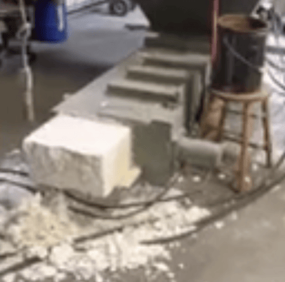 Styrofoam Compactor, 3 cylinder densifier, 10" x 14" blocks - Image 1