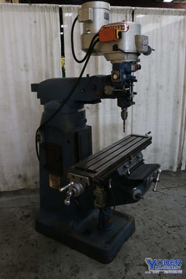 Cleveland #K2, vertical ram type mil, 9" x42" table, 3 HP, one shot lube, 1996, #73103 - Image 1